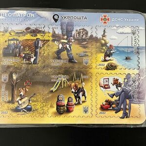 Set of 6 Fridge Magnets – Dog Patron Ukraine 2022 Commemorative Collection